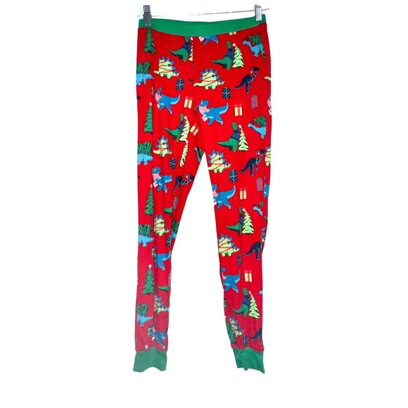 Wondershop Womens Dinosaur Christmas Pajama Set Red & Green Size Small - Picture 5 of 12